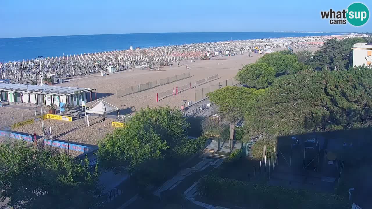 Live Webcam Bibione spiaggia – vista dall’Ashanti ApartHotel