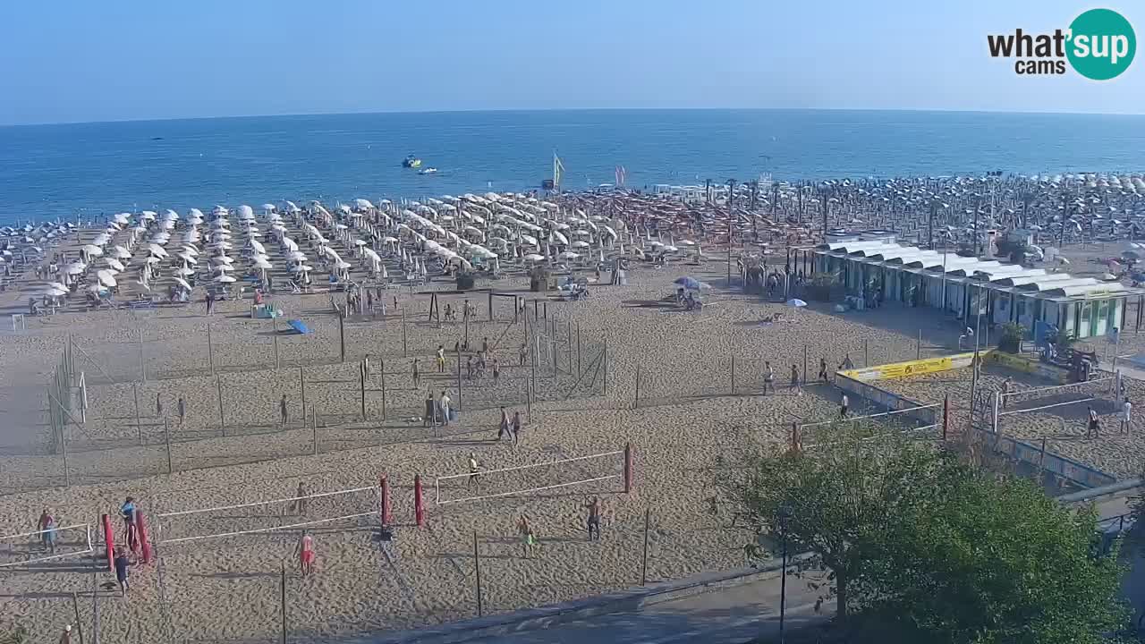 Live Webcam Bibione beach – view from Ashanti ApartHotel