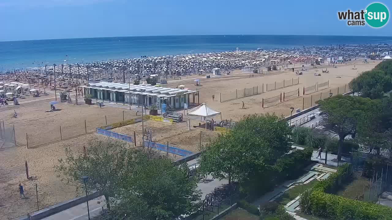 Live Webcam Bibione spiaggia – vista dall’Ashanti ApartHotel