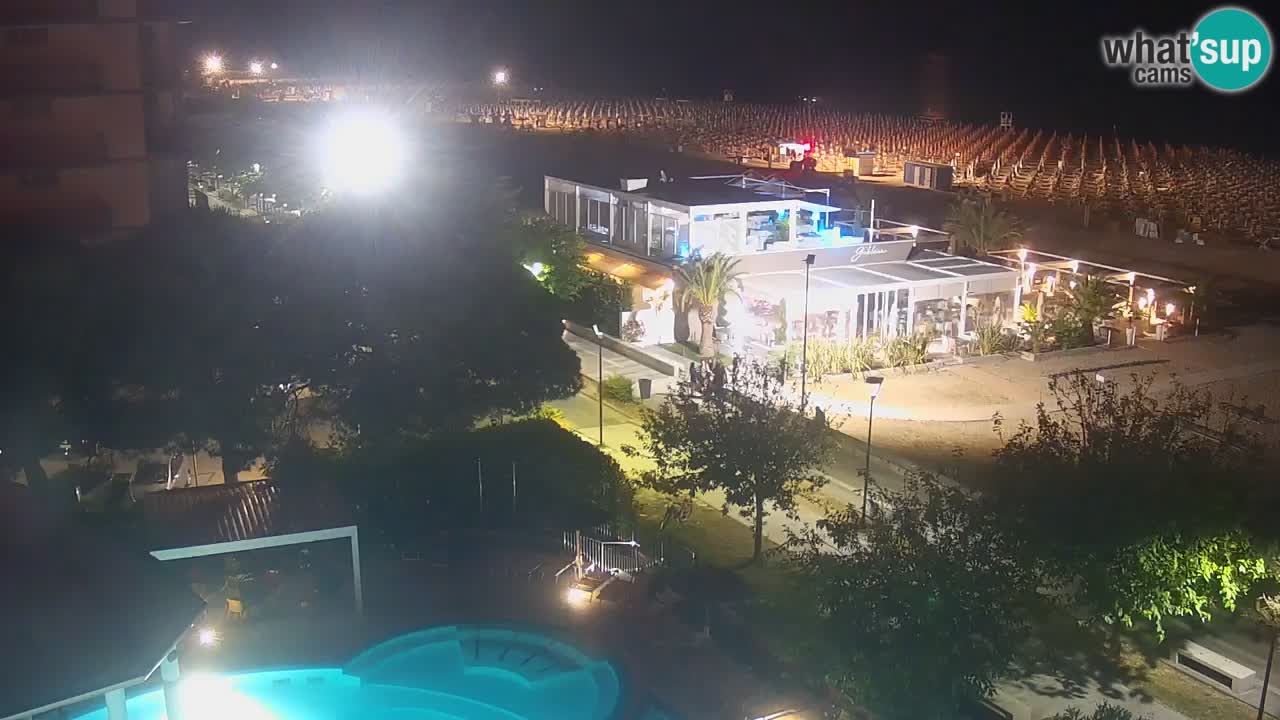 Live Webcam Bibione beach – view from Ashanti ApartHotel