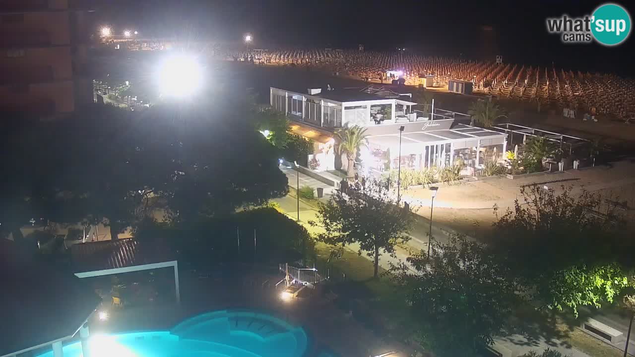 Live Webcam Bibione beach – view from Ashanti ApartHotel