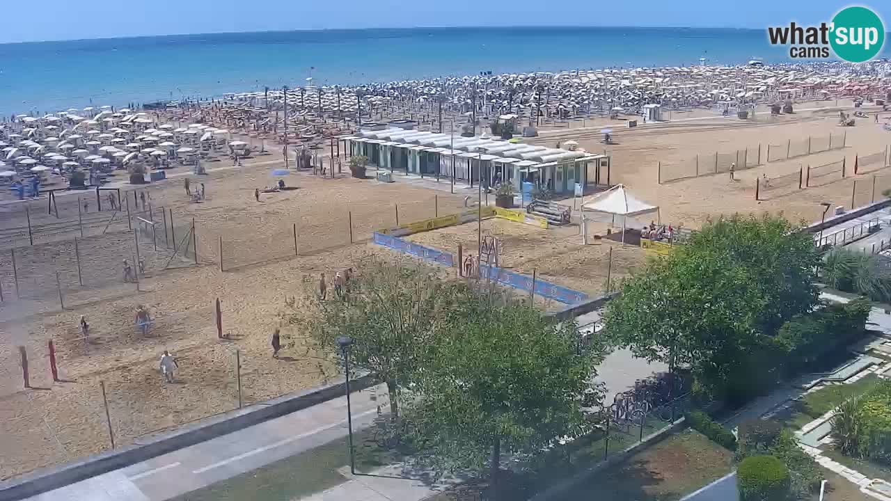 Live Webcam Bibione spiaggia – vista dall’Ashanti ApartHotel