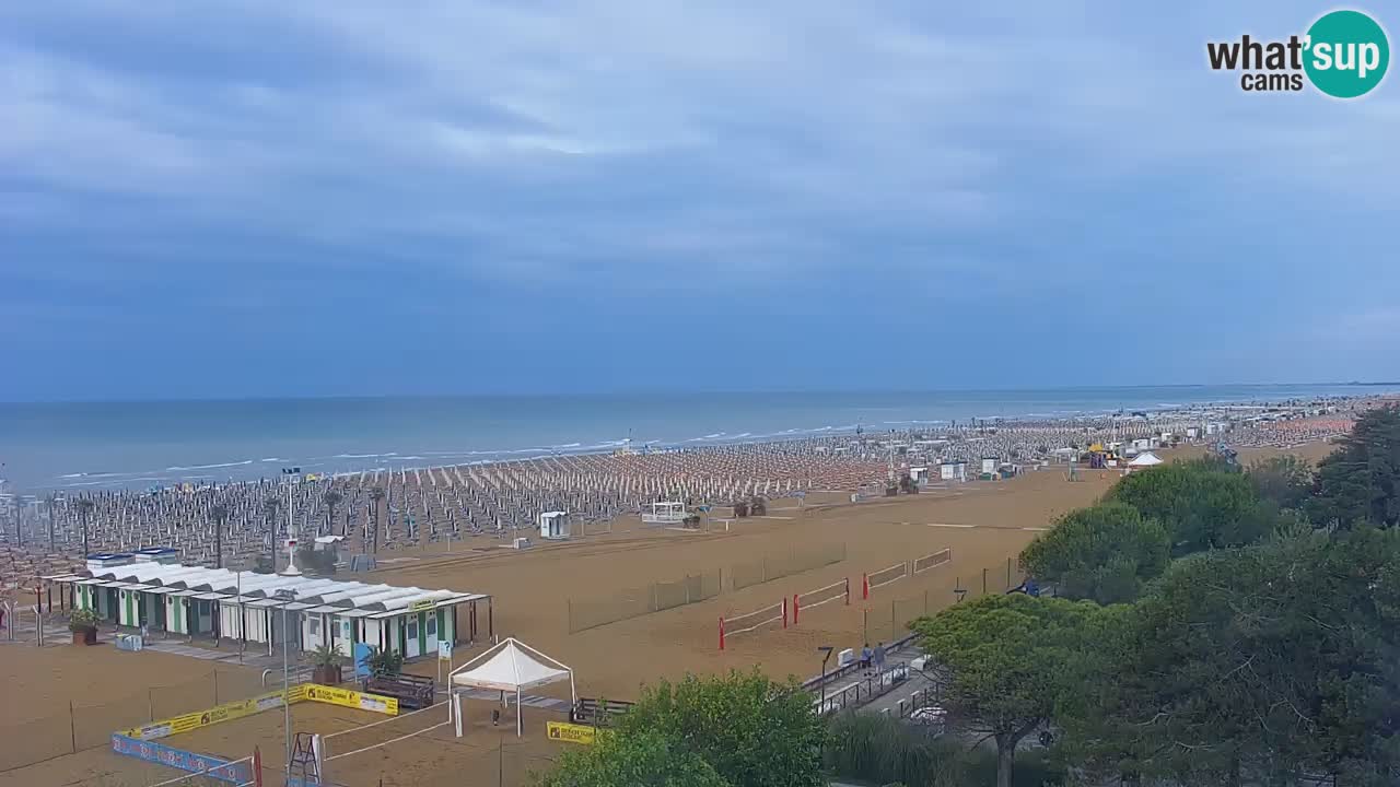 Web kamera Bibione plaža – pogled sa Ashanti ApartHotela