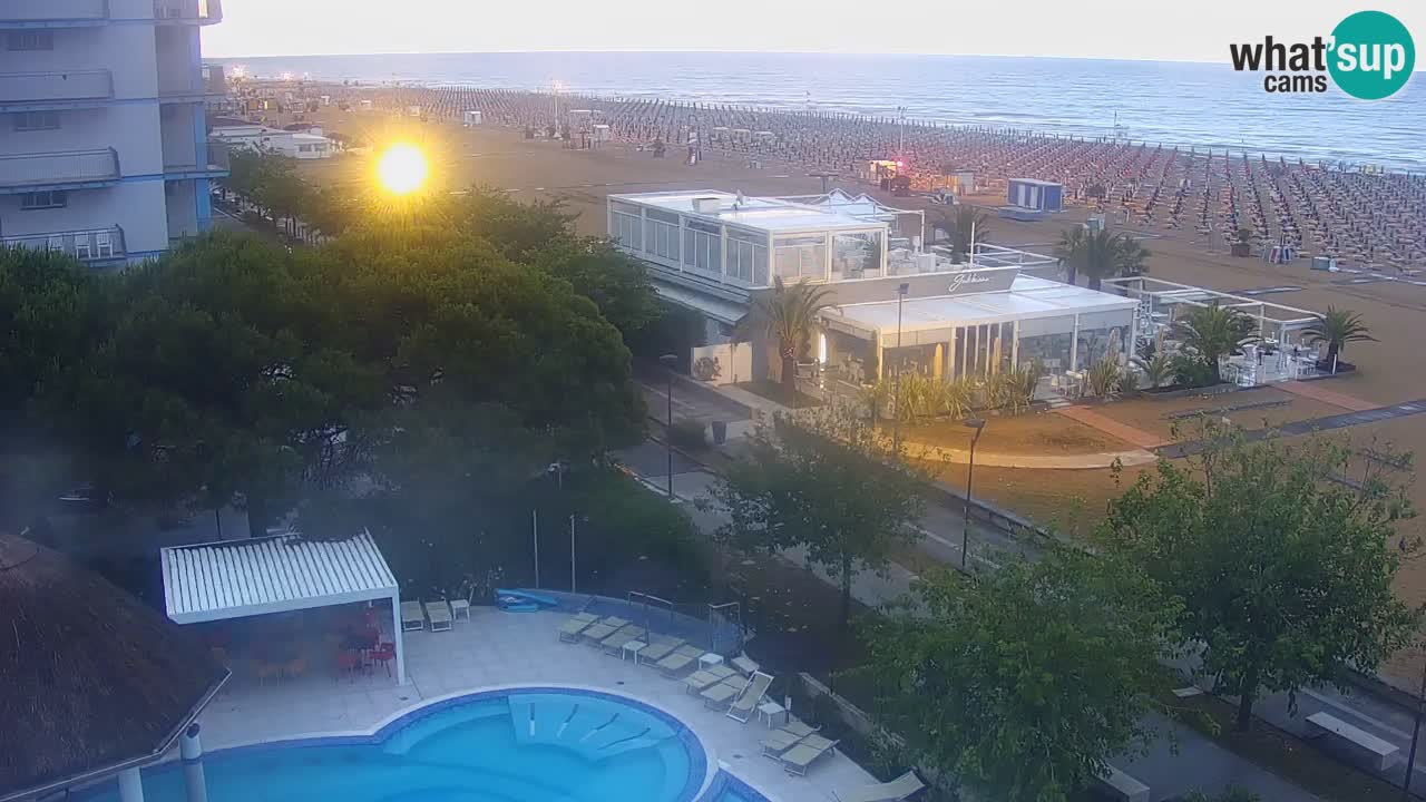 Live Webcam Bibione Strand – Blick vom Ashanti ApartHotel