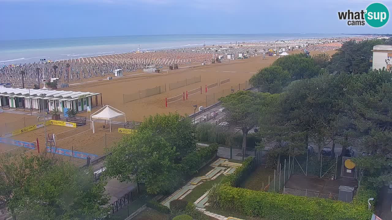 Live Webcam Bibione spiaggia – vista dall’Ashanti ApartHotel