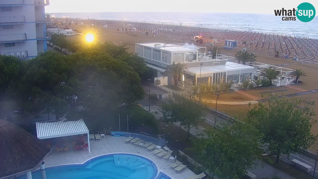 Live Webcam Bibione Strand – Blick vom Ashanti ApartHotel