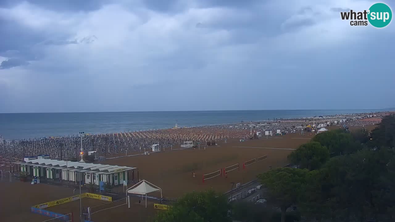 Web kamera Bibione plaža – pogled sa Ashanti ApartHotela