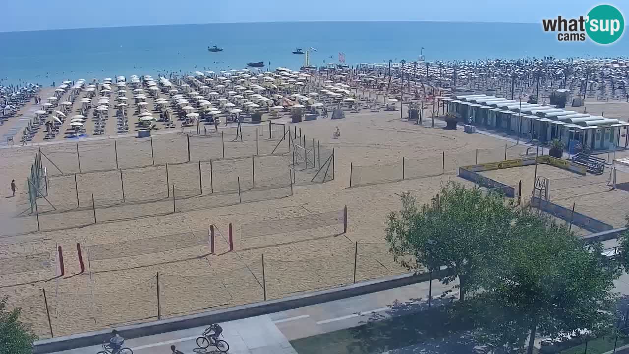 Live Webcam Bibione beach – view from Ashanti ApartHotel