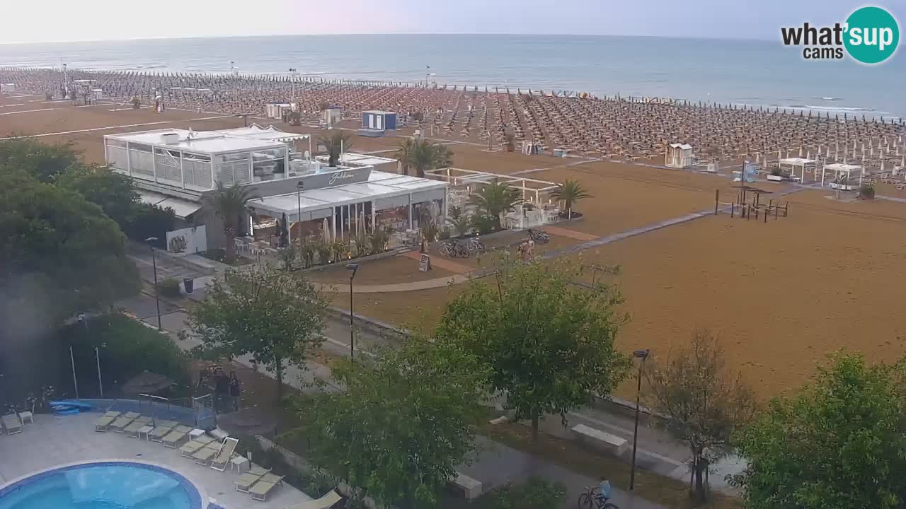 Live Webcam Bibione spiaggia – vista dall’Ashanti ApartHotel