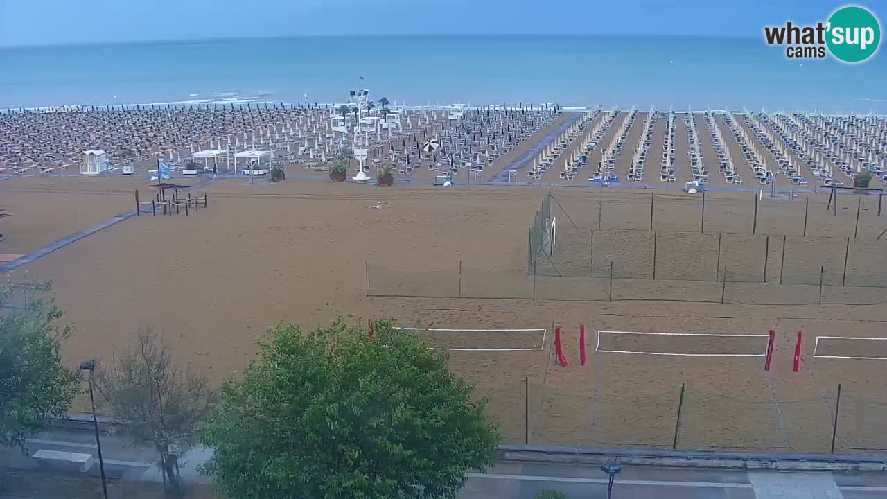 Web kamera Bibione plaža – pogled sa Ashanti ApartHotela