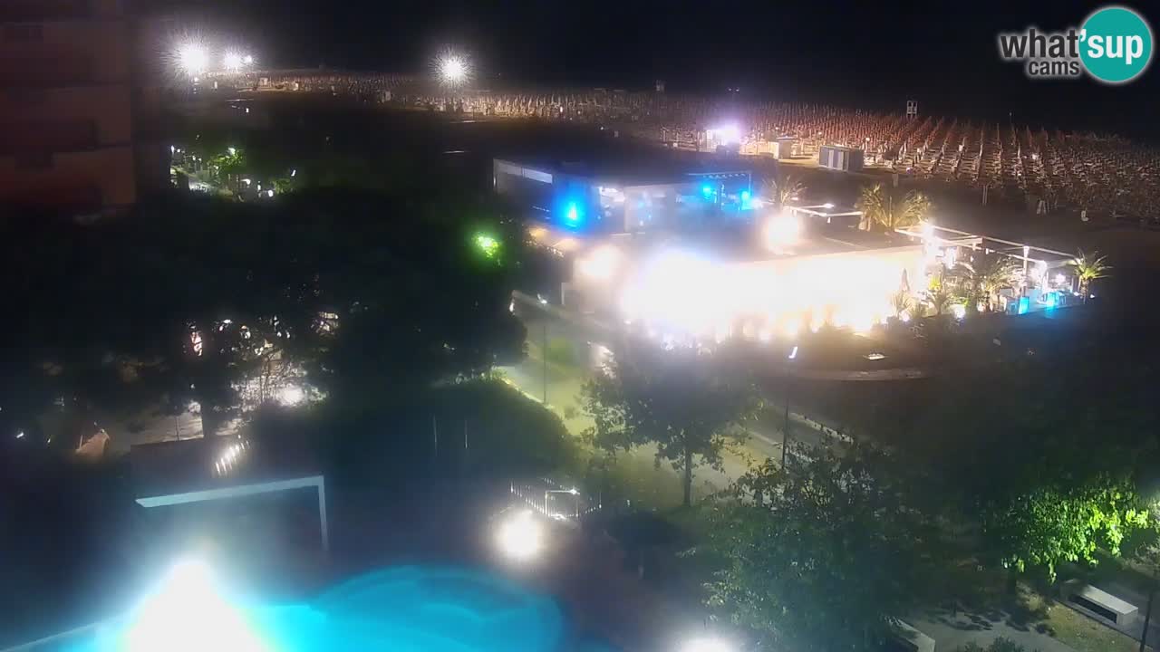Live Webcam Bibione spiaggia – vista dall’Ashanti ApartHotel