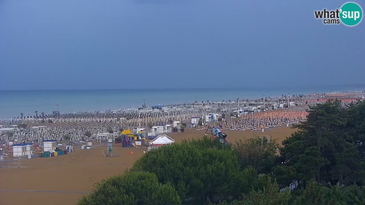 Webcam en vivo playa Bibione – vista desde Ashanti ApartHotel