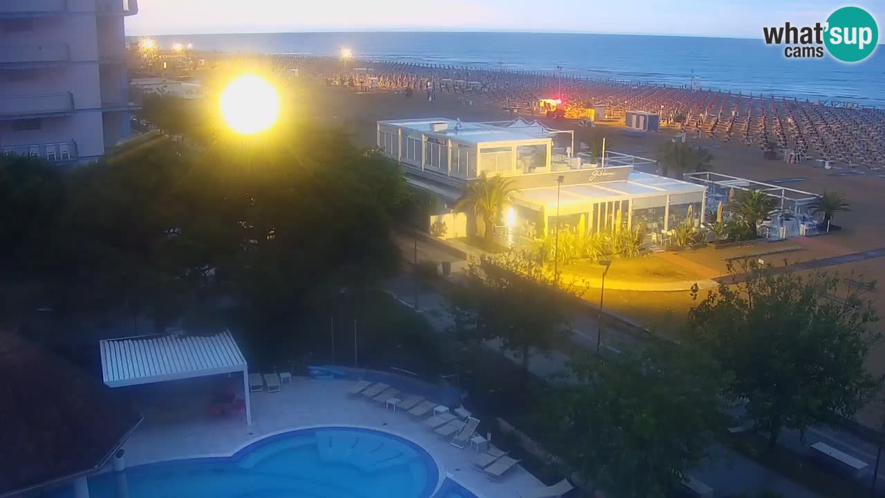Live Webcam Bibione spiaggia – vista dall’Ashanti ApartHotel