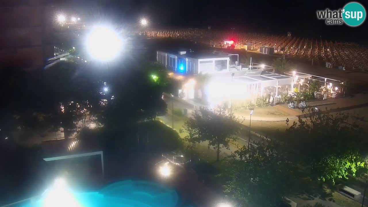 Live Webcam Bibione spiaggia – vista dall’Ashanti ApartHotel