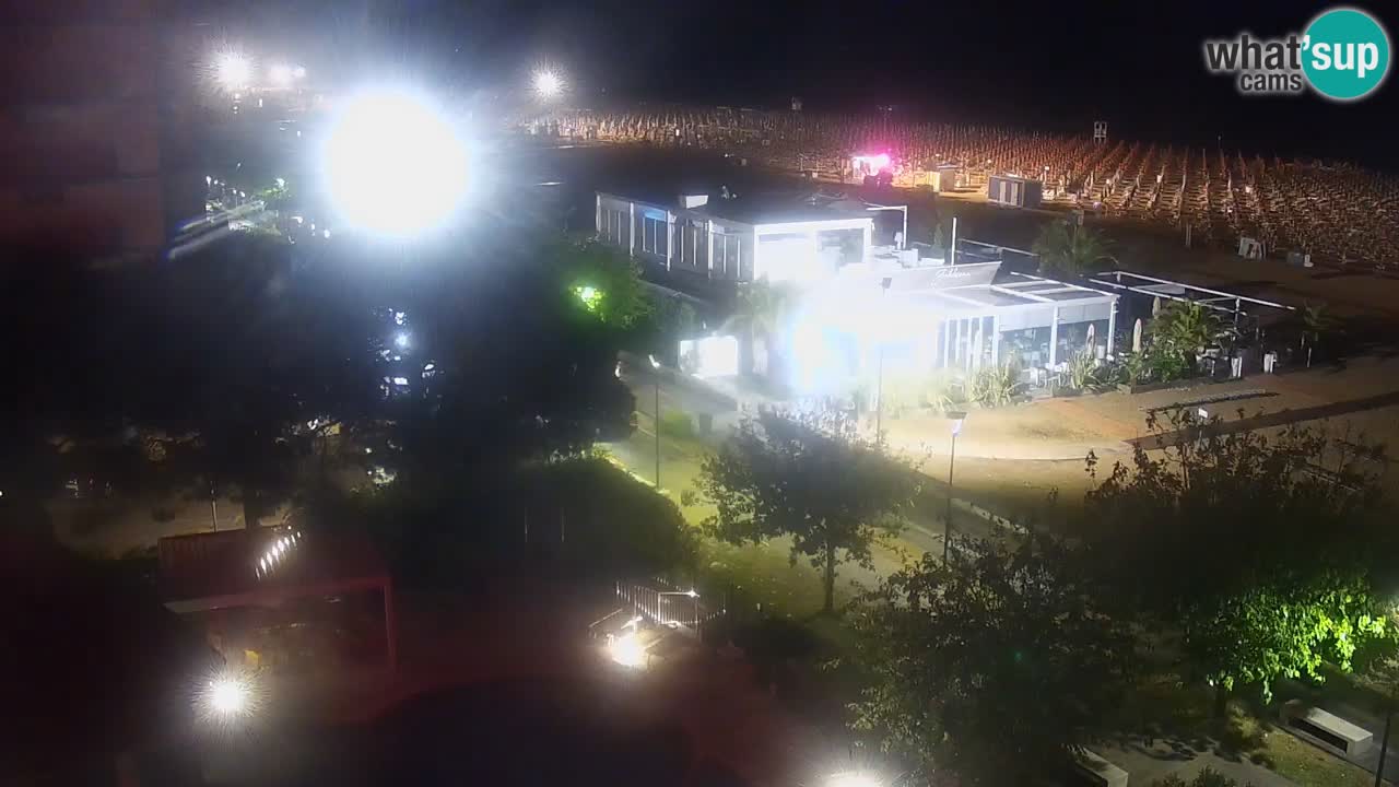 Webcam en vivo playa Bibione – vista desde Ashanti ApartHotel