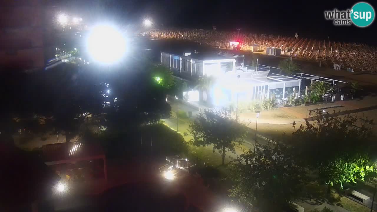 Webcam en vivo playa Bibione – vista desde Ashanti ApartHotel