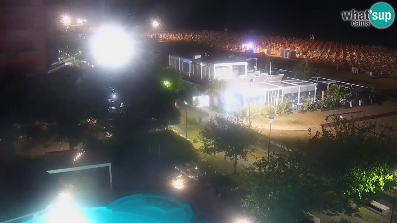 Live Webcam Bibione beach – view from Ashanti ApartHotel