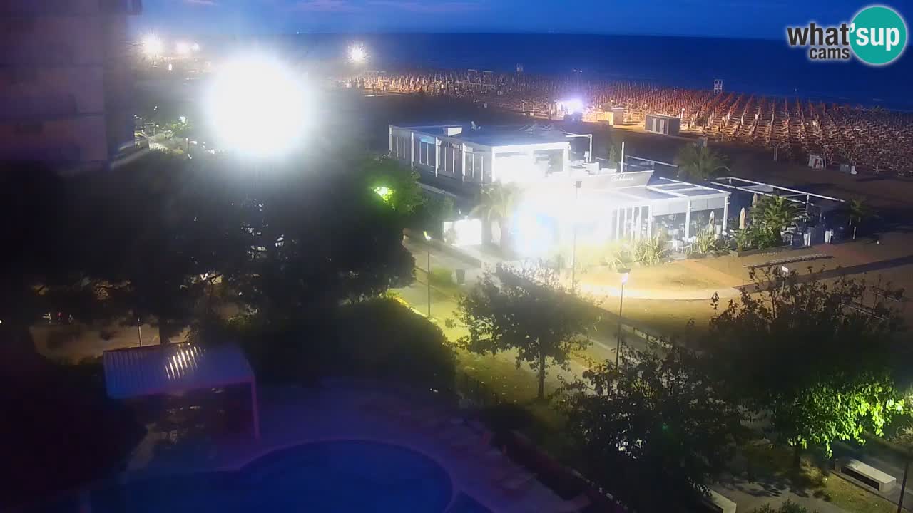 Live Webcam Bibione beach – view from Ashanti ApartHotel