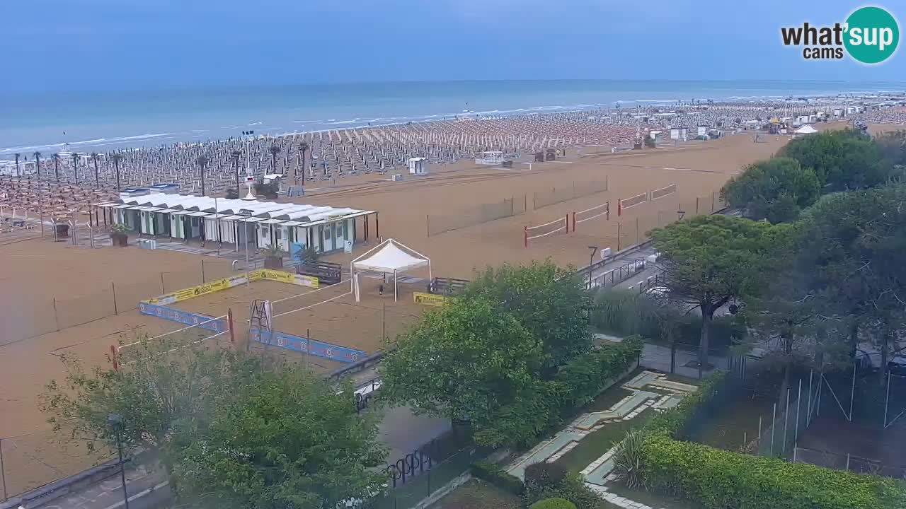 Web kamera Bibione plaža – pogled sa Ashanti ApartHotela