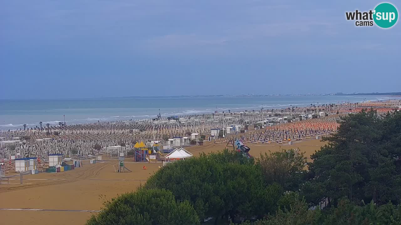 Webcam en vivo playa Bibione – vista desde Ashanti ApartHotel