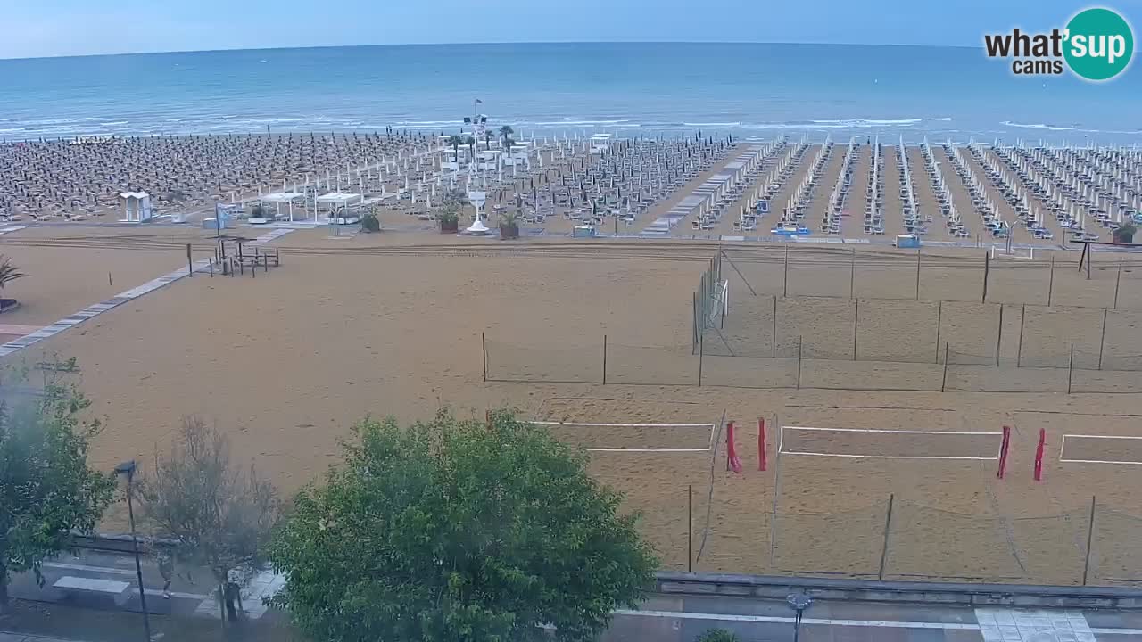 Webcam en vivo playa Bibione – vista desde Ashanti ApartHotel