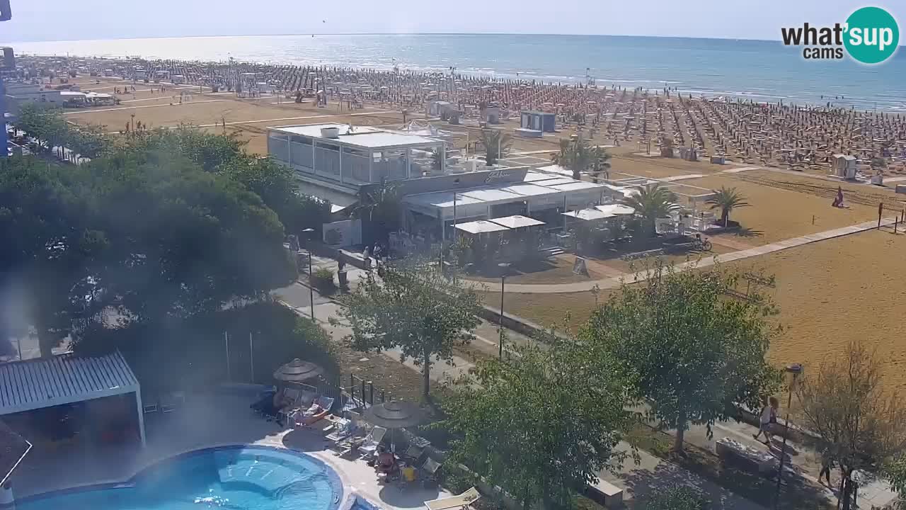 Live Webcam Bibione spiaggia – vista dall’Ashanti ApartHotel