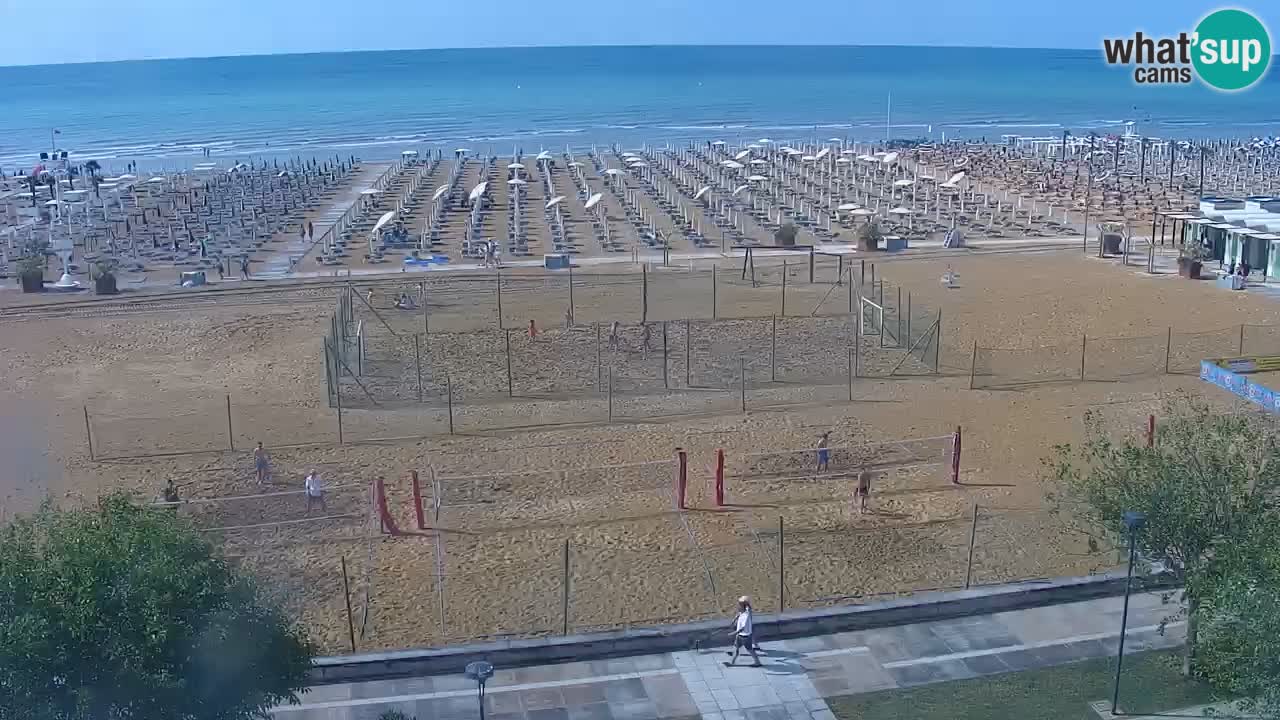 Web kamera Bibione plaža – pogled sa Ashanti ApartHotela