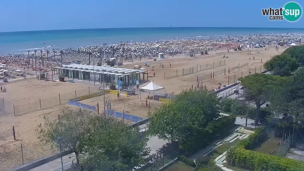 Live Webcam Bibione spiaggia – vista dall’Ashanti ApartHotel