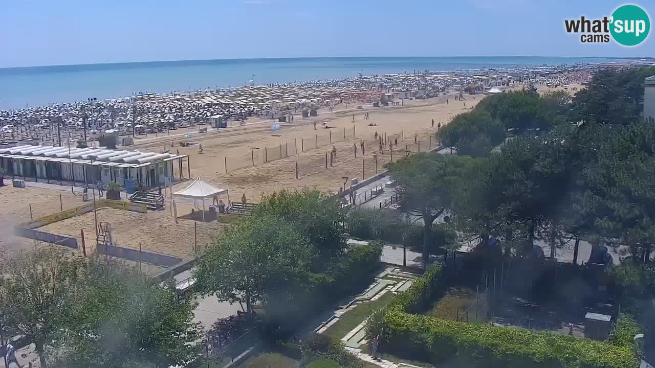 Live Webcam Bibione beach – view from Ashanti ApartHotel