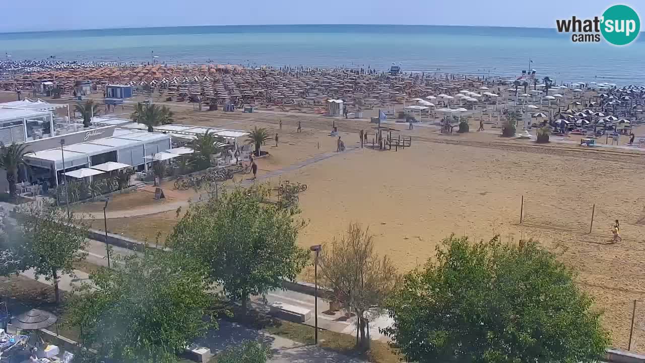 Live Webcam Bibione beach – view from Ashanti ApartHotel