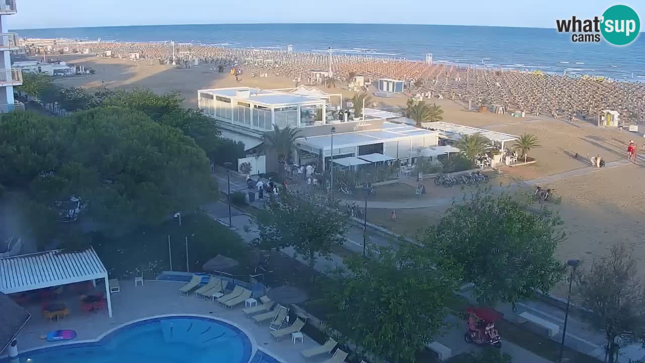 Live Webcam Bibione beach – view from Ashanti ApartHotel