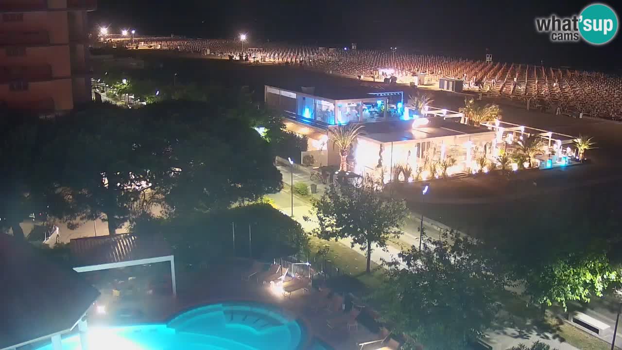 Live Webcam Bibione beach – view from Ashanti ApartHotel