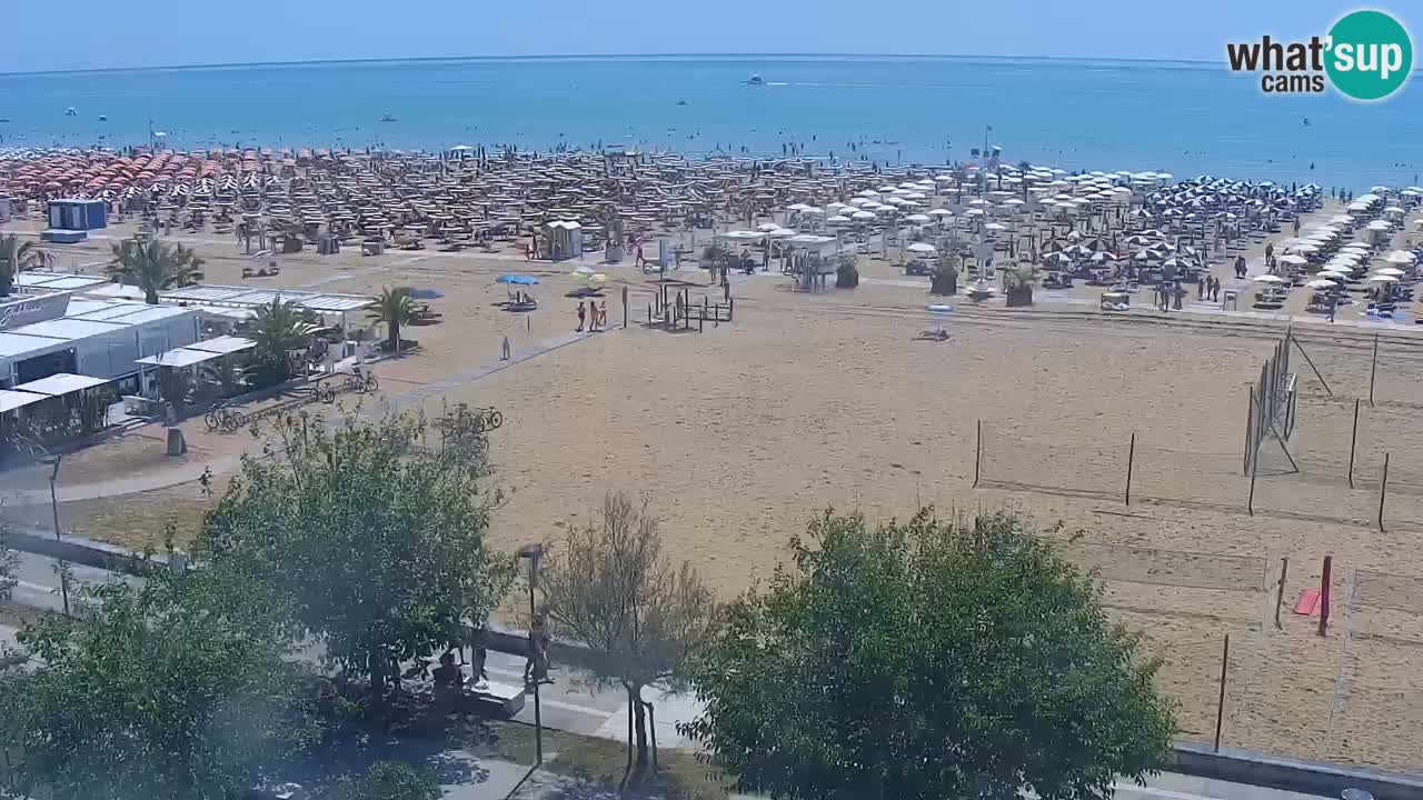 Live Webcam Bibione beach – view from Ashanti ApartHotel