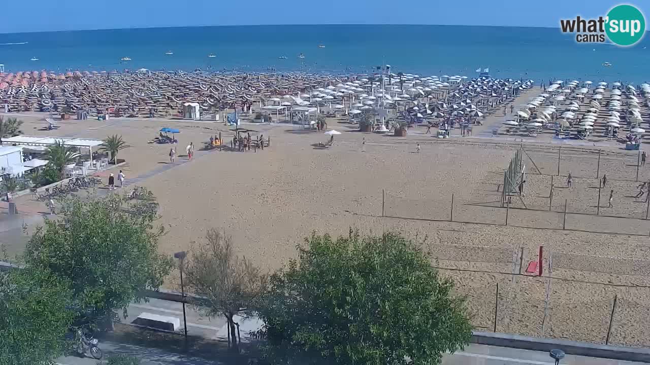 Live Webcam Bibione beach – view from Ashanti ApartHotel
