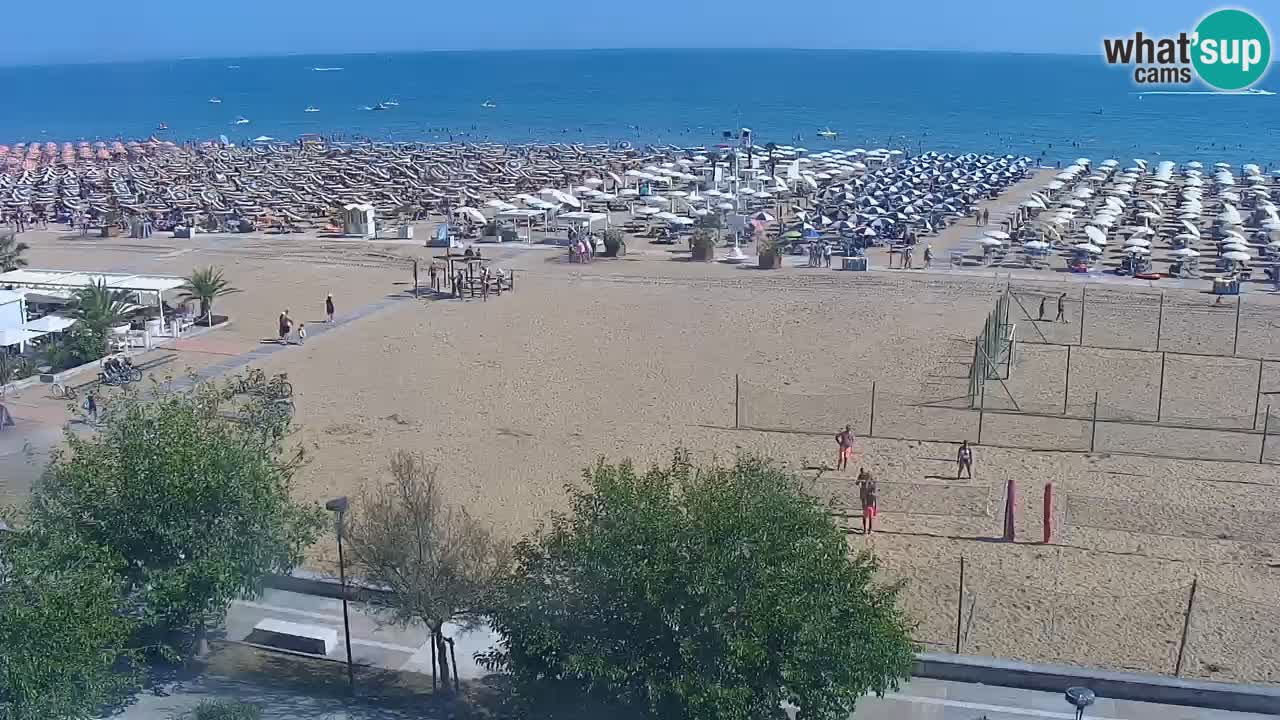 Live Webcam Bibione spiaggia – vista dall’Ashanti ApartHotel