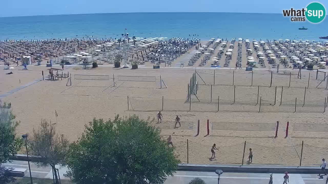Web kamera Bibione plaža – pogled sa Ashanti ApartHotela