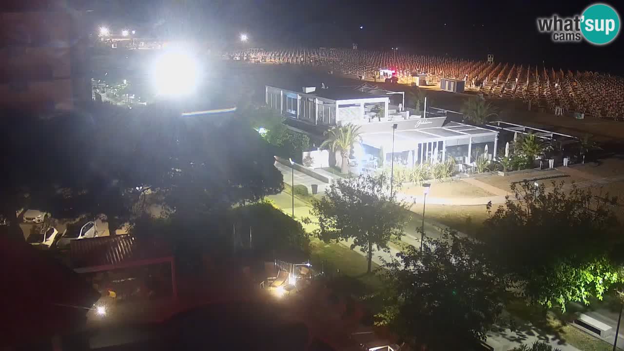 Live Webcam Bibione beach – view from Ashanti ApartHotel