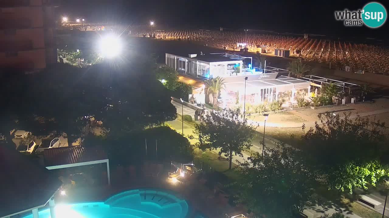 Live Webcam Bibione beach – view from Ashanti ApartHotel