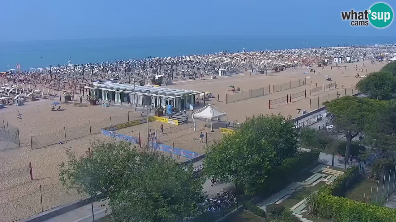 Live Webcam Bibione spiaggia – vista dall’Ashanti ApartHotel