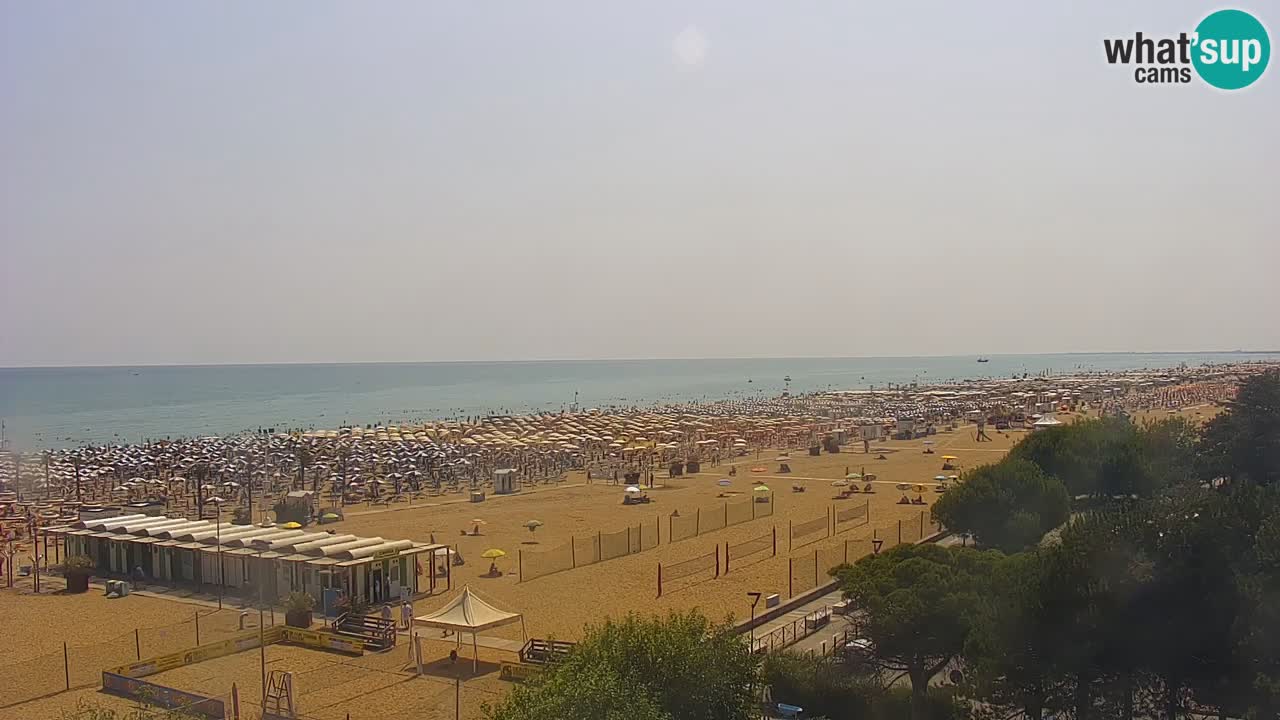 Live Webcam Bibione beach – view from Ashanti ApartHotel