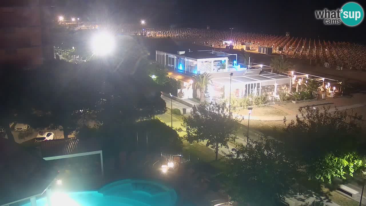 Live Webcam Bibione beach – view from Ashanti ApartHotel