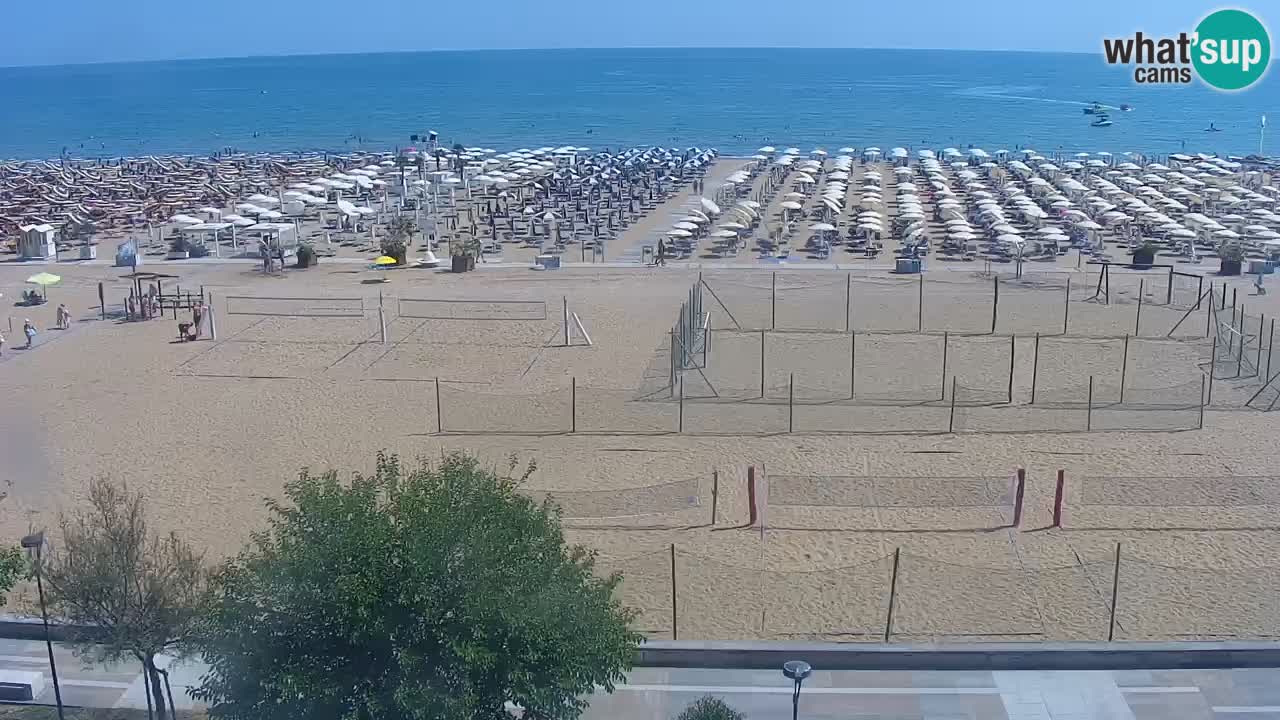 Live Webcam Bibione beach – view from Ashanti ApartHotel