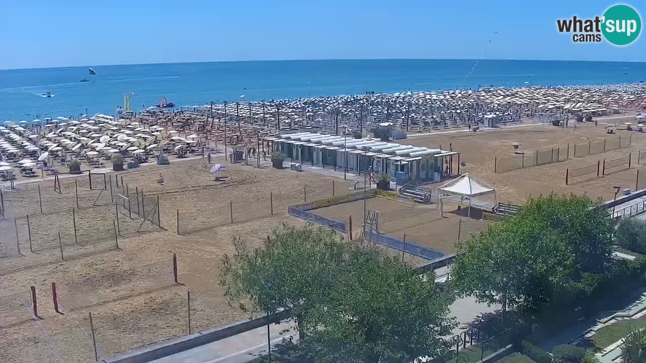 Live Webcam Bibione beach – view from Ashanti ApartHotel