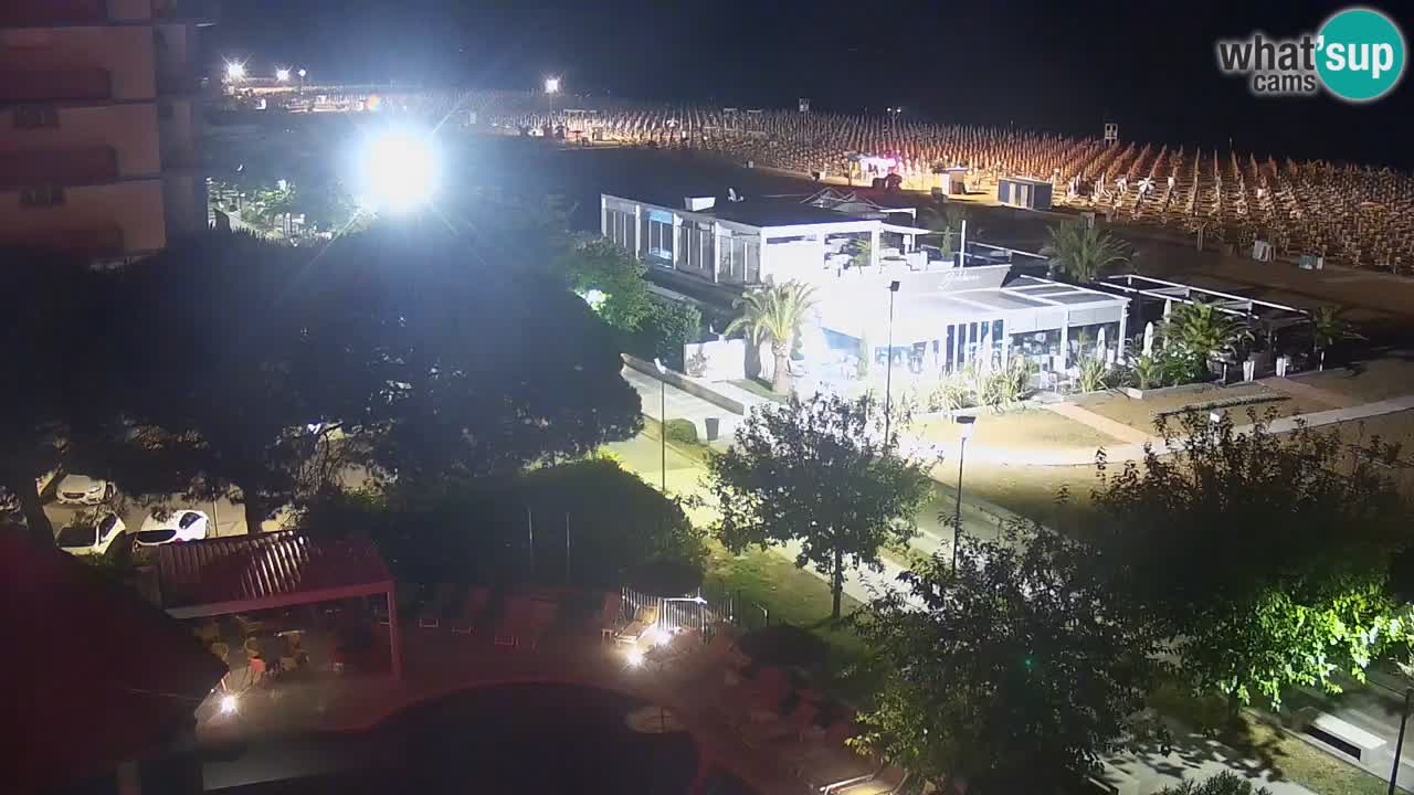 Live Webcam Bibione beach – view from Ashanti ApartHotel