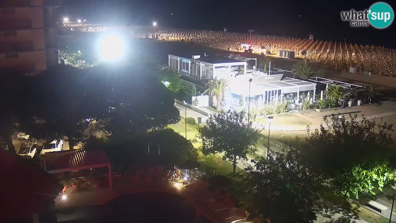 Live Webcam Bibione beach – view from Ashanti ApartHotel