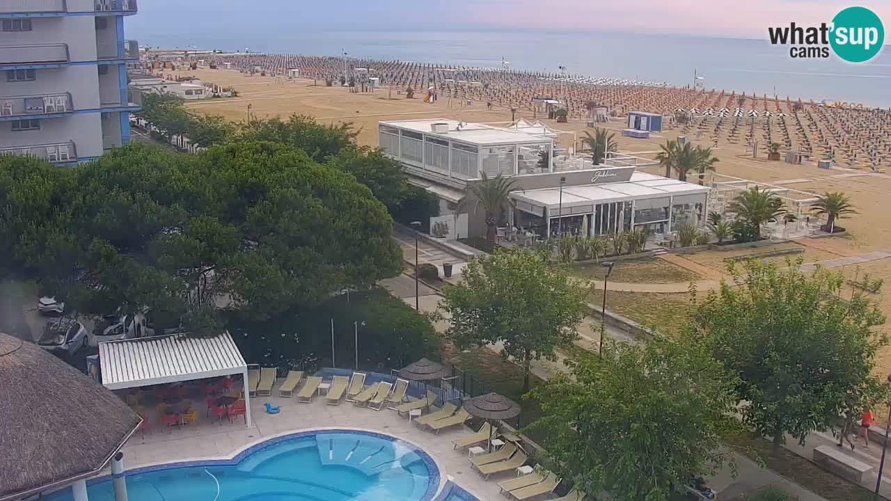 Web kamera Bibione plaža – pogled sa Ashanti ApartHotela