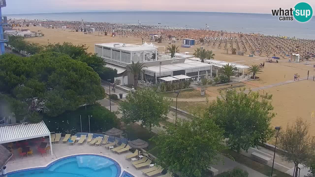 Web kamera Bibione plaža – pogled sa Ashanti ApartHotela