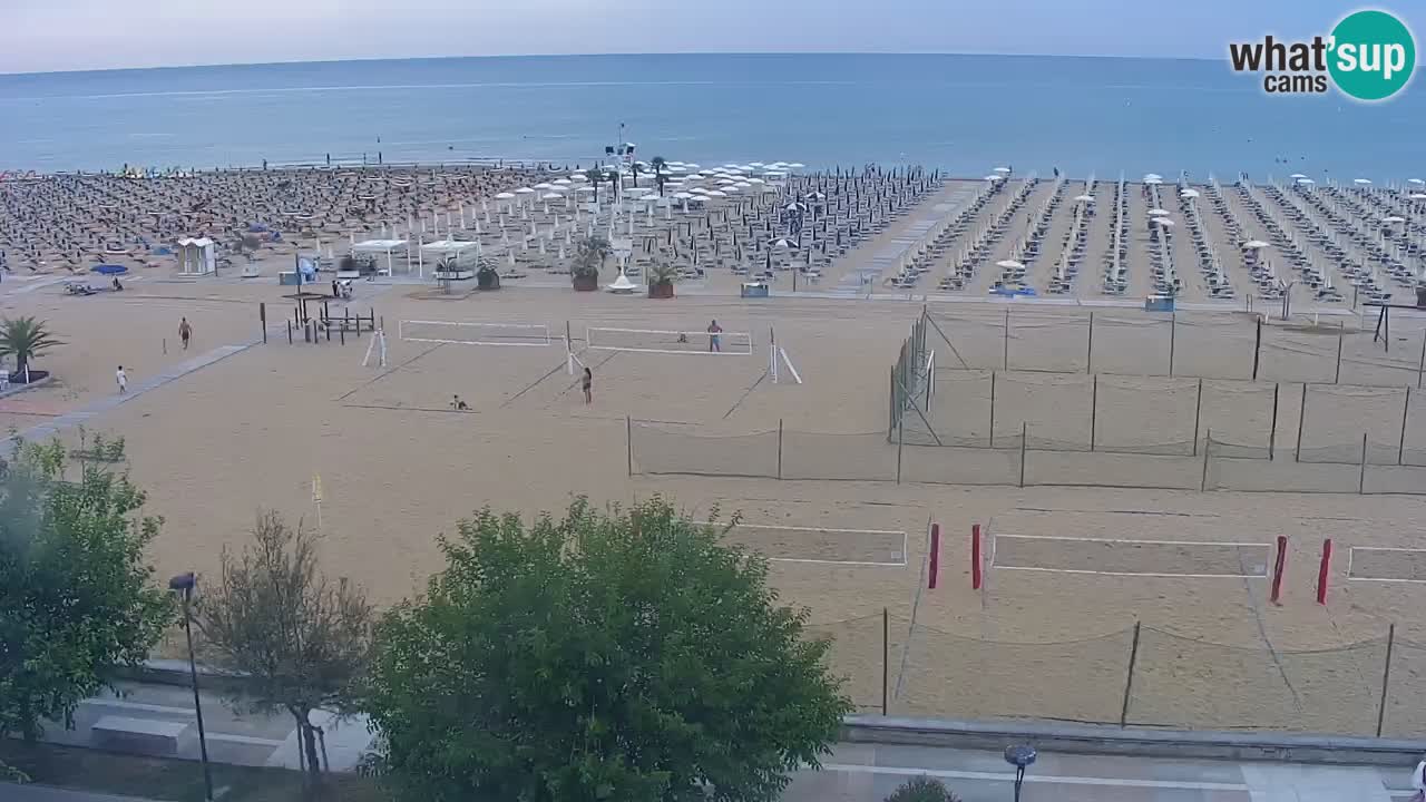 Web kamera Bibione plaža – pogled sa Ashanti ApartHotela