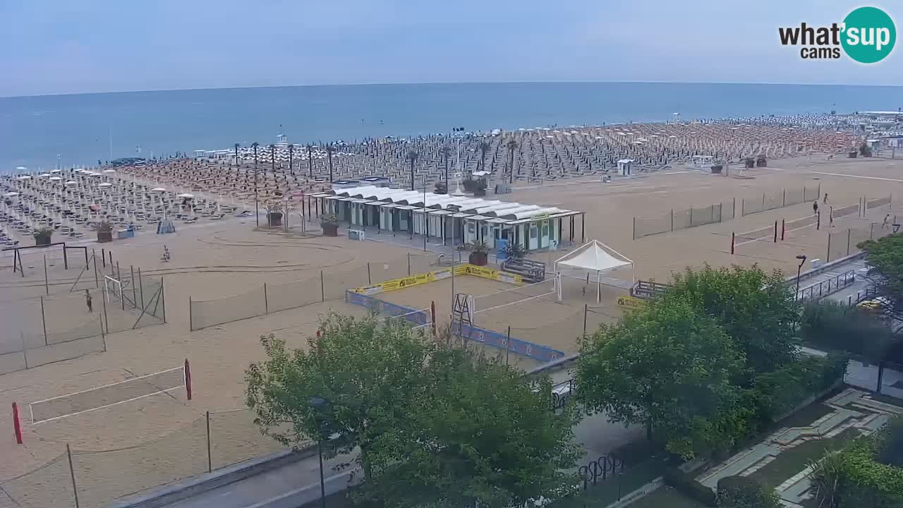 Webcam en vivo playa Bibione – vista desde Ashanti ApartHotel