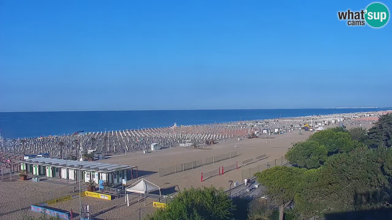 Live Webcam Bibione beach – view from Ashanti ApartHotel